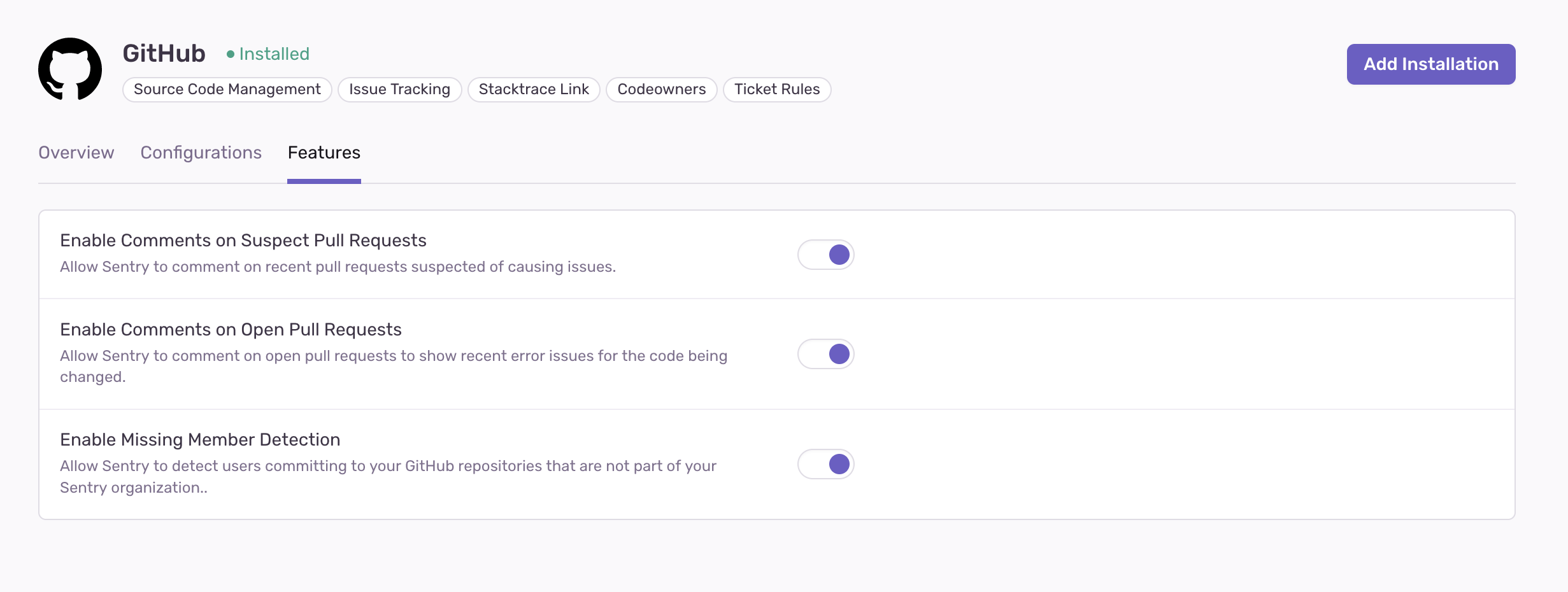 How to disable missing member detection